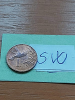 Trinidad and Tobago 1 cent 1986 bronze, hummingbird sw