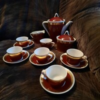 Hollóháza porcelain coffee set