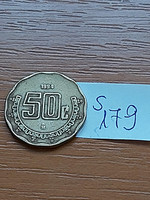 Mexico mexico 50 centavos 1994 aluminum bronze s179