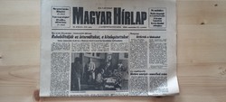 September 23, 1989. Hungarian newspaper for birthday