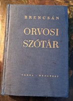 Brencsán: medical dictionary. 1967. Personal delivery in Budapest