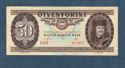 50 Forint 1989 VF- EF Érdekes sorszámmat