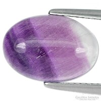 Real, 100% natural tri-color fluorite gemstone 6.27ct (transparent) clarity