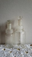 Laboratory and pharmacy bottles with polished stoppers