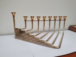 Art deco menorah - Hanukkah candle holder