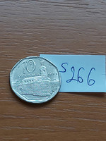 Cuba 10 centavos 2008 steel nickel plated s266
