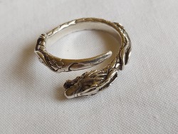 Sárkányos ezüst gyűrű