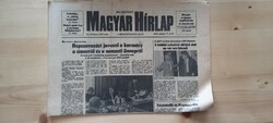For his 35th birthday, October 17, 1989. Hungarian newspaper. For birthday