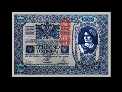 Rare special 1000 kroner - 1902 - German on both sides!
