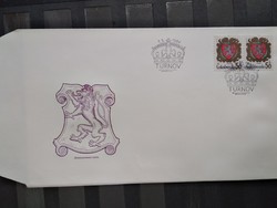Czechoslovakia 1984, fdc, city coats of arms
