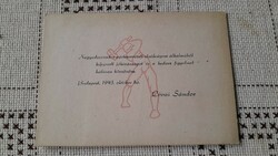Szocdem memorial card 1943