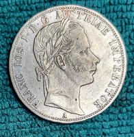 József Ferencz silver 1 florin in 1859