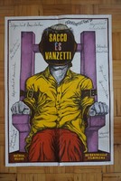 Sacco és Vanvezzi plakát/filmplakát Révész-Wigner