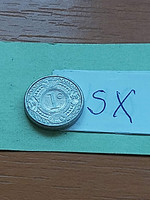 Netherlands Antilles 1 cent 1999 alu. Ex