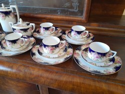 Alt Német,Germany Rosenthal 1910-20,Tristan Isolde 12 Személy Teás-Kávé,Porcelán Reggeliző Készlet.