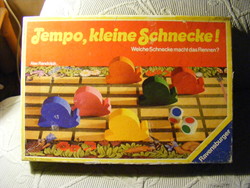 Snail race retro board game 1985 ravensburger