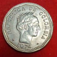 1974. Colombia 50 centavos (303)
