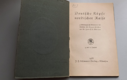 Book rarity: deutsche köpfe nordischer rasse from 1933