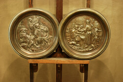 Pewter decorative bowls