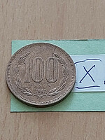 Chile 100 pesos 1997 aluminum bronze, bernardo o'higgins, x