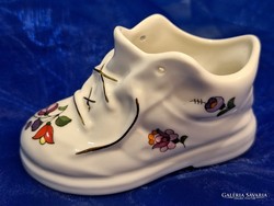 Kalocsa, hand-painted porcelain shoes.