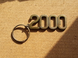 Sörnyitós kulcstartó / Francia "2000" / Réz / Masszív