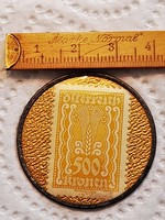 Austria 500 kroner stamp coin / stamp money