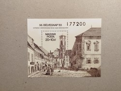 Hungary-56. Stamp day block 1983