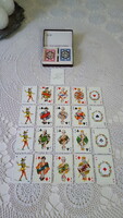 Old solitaire piatnik, Wien mini card, in original box