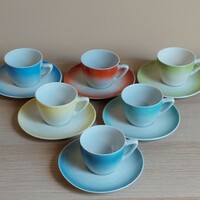 Kőbánya (drasche) porcelain coffee set