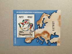 Hungary-20 years of the European security and cooperation conference in Helsinki. Block 1993