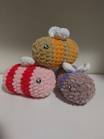 Crocheted bees