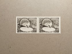 Fauna of Sweden, hedgehog 1975 pair