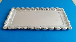Silver art deco rectangular tray