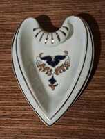 Zsolnay heart-shaped ashtray / ashtray
