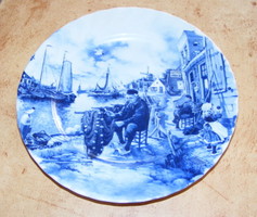Holland porcelán falitányér