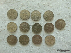 Barbados 25 cents coin 13 pieces lot! All different years