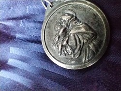 Silver medal of St. Christopher