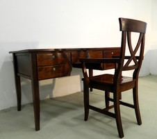 Italian Mediterranean Tuscan desk set (desk+chair)