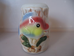 Fish bowl porcelain salt shaker