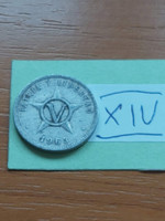 Cuba 5 centavos 1963 alu. xiv