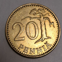 1986. Finnország 20 penni,  (773)