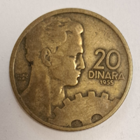 1955. Jugoszlávia 20 Dinár (1533)