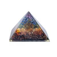 Organit piramis 7 féle ásványból -   "A 7 csakra harmonizálásához"