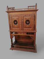 Antique Breton cabinet, bar cabinet