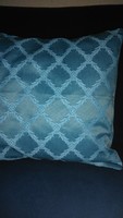 4 aqua blue decorative cushion covers - can be a nice and showy gift (sold together, but individually on request)