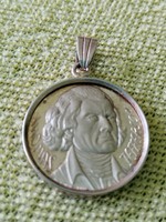 Thomas Jefferson silver pendant