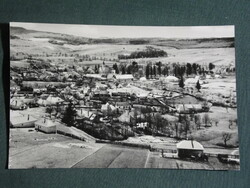 Postcard, bakonybél, view detail 1963