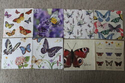 6 napkin butterflies