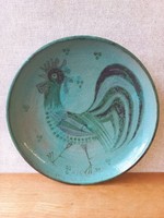 Retro Hungarian ceramics. It was fed by pins. Rooster